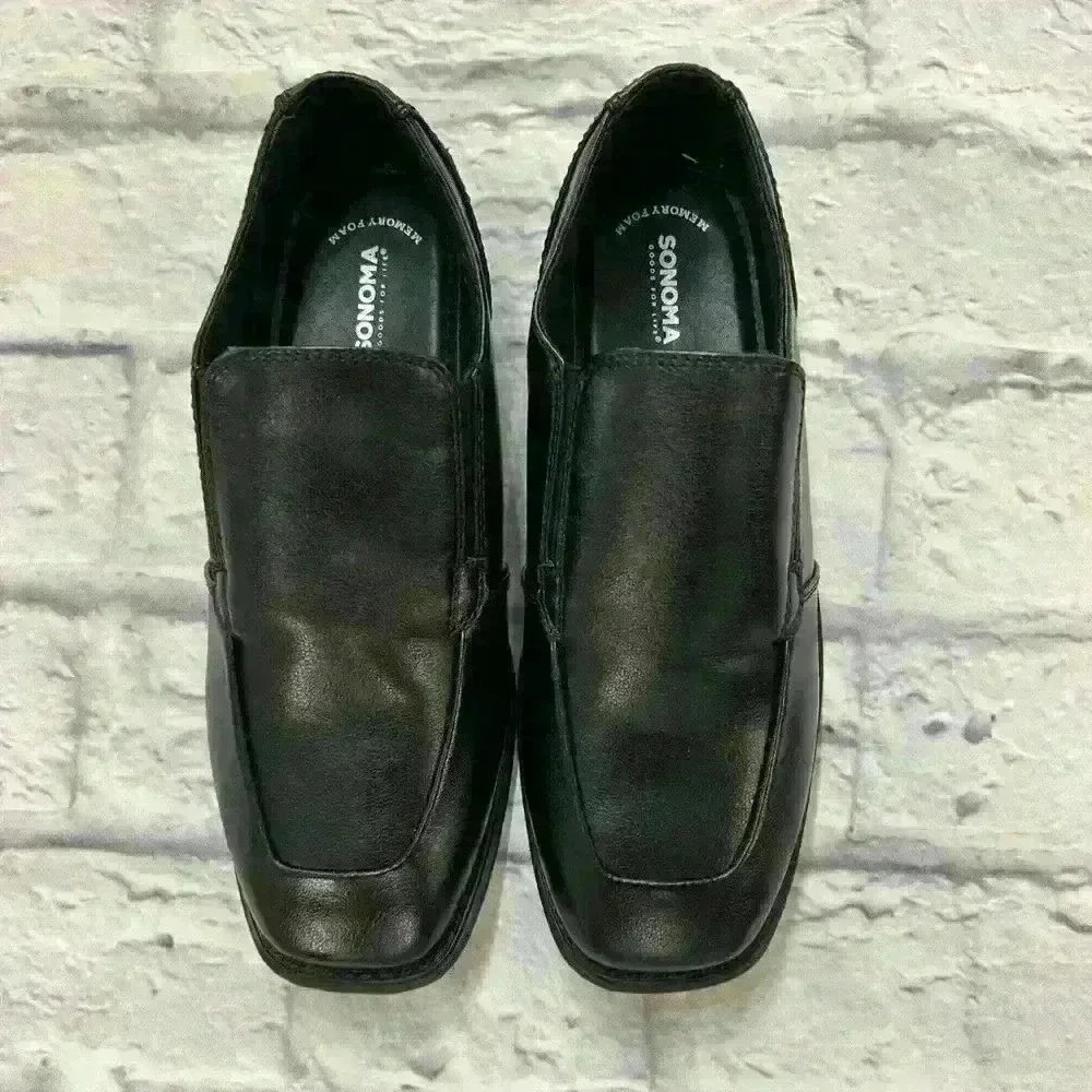 Sonoma Goods For Life Kids Black Memory Foam Loafer‎ Shoes